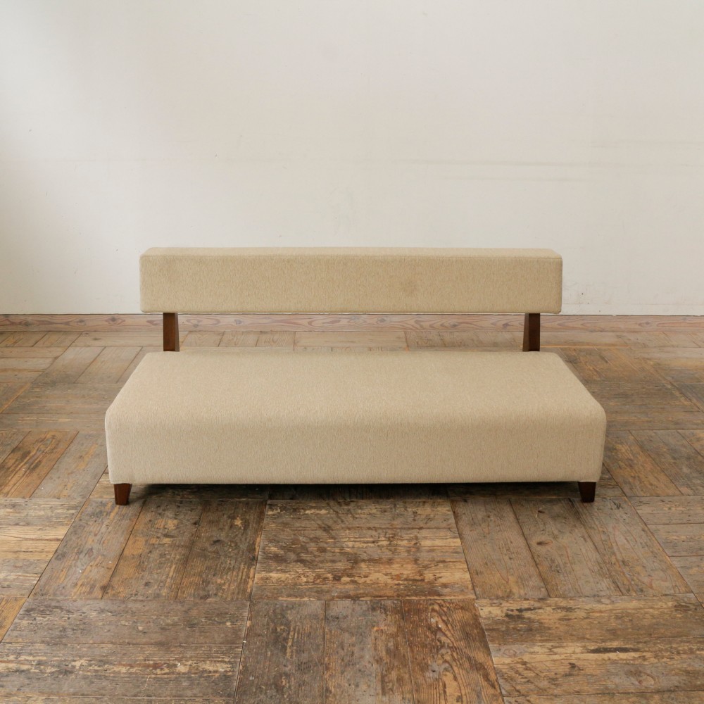 2s Border sofa（BR×キャメル ANシリーズ）※高さオーダー（ローソファ）