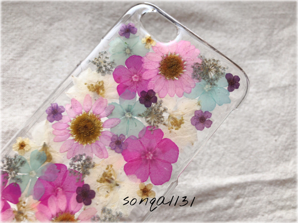 《SALE!!》♡押し花ケース♡ 《pop2》 iphone6/iPhone6S対応 2枚目の画像