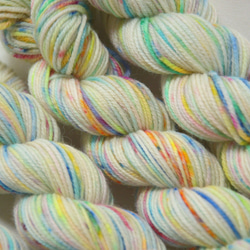 再販　手染め糸　ファインウール　ソックヤーン　marble  nijiyarn 3枚目の画像