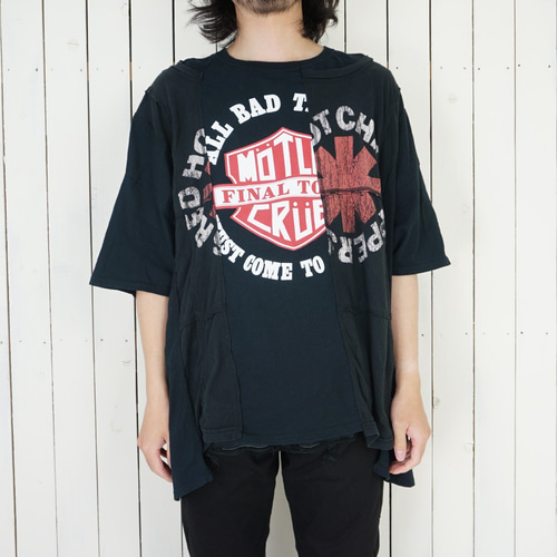 ワイルドライフテーラー 別注 ARMY リビルド リメイク Tシャツ ドッキング ワイルドライフテーラー 別注 ARMY リビルド リメイク Tシャツ