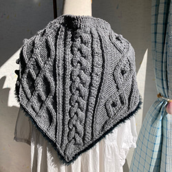 ✳︎モンクレールのマフラー ！アラン模様編みでトラッド風なデザイン d(^ ^) 楽天市場】【 無料編み図公開 / 作品 】1335MF アラン模様の