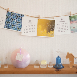 活版印刷カレンダー2021＊Mariko Hirai ＊ Photo＆Pastel 6枚目の画像