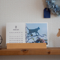 活版印刷カレンダー2020＊Mariko Hirai＊Photo＆Pastel&刺繍 2枚目の画像