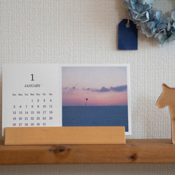 活版印刷カレンダー2020＊Mariko Hirai＊Photo＆Pastel&刺繍 3枚目の画像