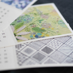 活版印刷カレンダー2020＊Mariko Hirai＊Photo＆Pastel&刺繍 6枚目の画像