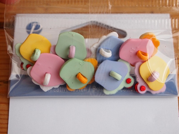 【売り切れ】Recreatys カップケーキ ボタンセット 3枚目の画像