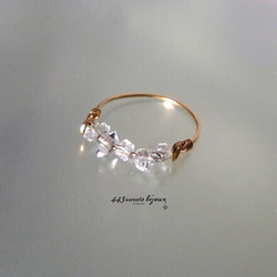 ルベライトトルマリンの14Kgfキャンディリング - ゴールドフィルド, 一