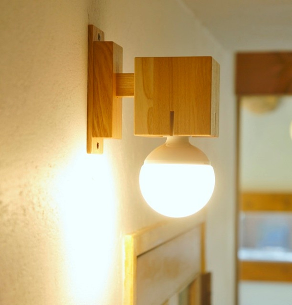 cubra  LED   木製ブラケットライト 3枚目の画像