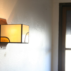LED 支架照明 ombra 橙色彩色玻璃 第1張的照片