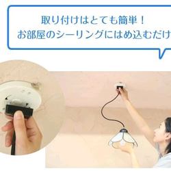 Houzeｸﾛｽﾍﾟﾝsmall　剥がし白加工　LEDﾍﾟﾝﾀﾞﾝﾄﾗｲﾄ 7枚目の画像