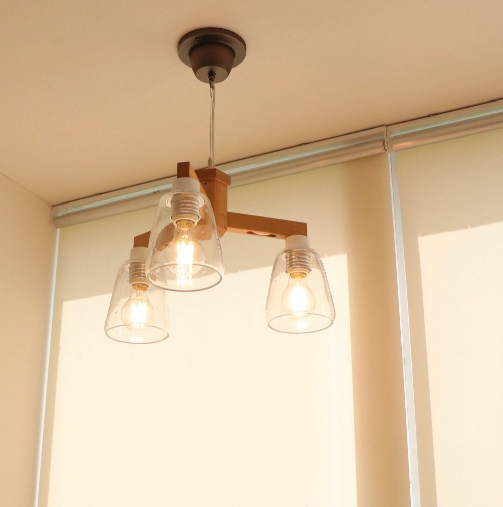 amble glass3 LEDｶﾞﾗｽﾍﾟﾝﾀﾞﾝﾄﾗｲﾄ 3灯用 シーリングライト・ペンダント