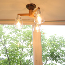 amble glass3 LED 玻璃吊燈，用於 3 盞燈 第4張的照片