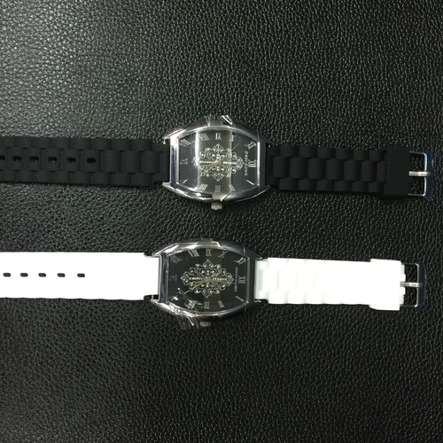 時計用ラバーベルトブラック 腕時計 革工房Deepzone 通販 2661417