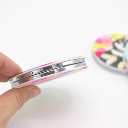 [70% discount SALE] Shiba Inu 水彩圖案小型鏡子 &lt;帶放大鏡&gt; 第5張的照片