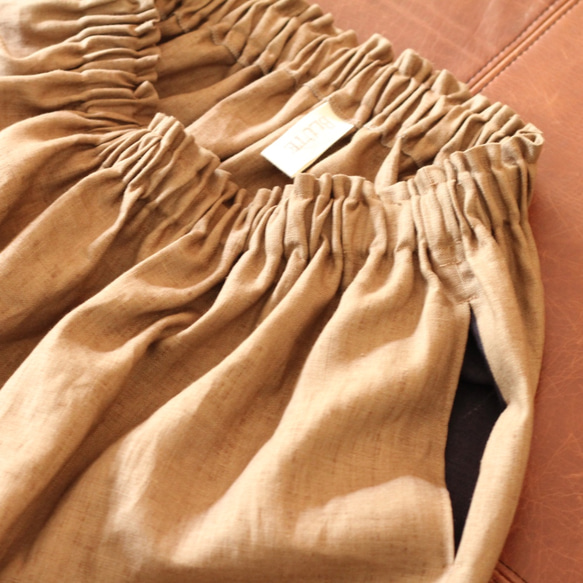 ✨ミルクティースカート｛Pocket color long skirt｝ブラウン 7枚目の画像