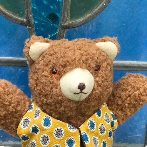 立ち上がったクマさん(ベスト） (´（エ）｀) ぬいぐるみ hataco 通販