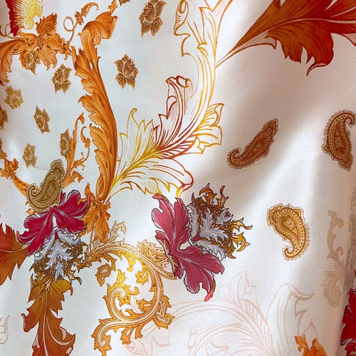 海外生地！ イタリアシルク 生地 REN 海外生地とスカーフ屋さん 通販  