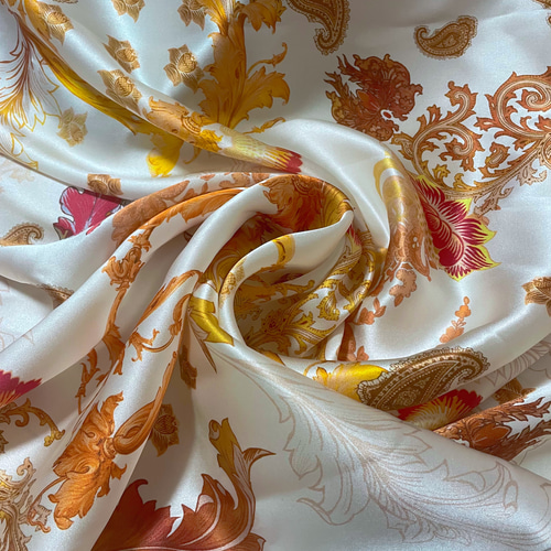 海外生地！ イタリアシルク 生地 REN 海外生地とスカーフ屋さん 通販  