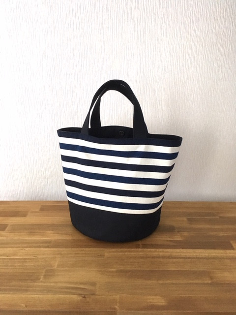 丸底トート（マリン）