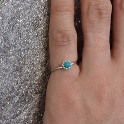 アイオライト　菫青石　K10 ピンキー　指輪　すみれ　5号　アンティーク アイオライト 菫青石 K10 ピンキー 指輪 すみれ 5号 アンティーク