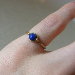 菫青小花～アイオライトピンキーリング～ 指輪・リング Sherry