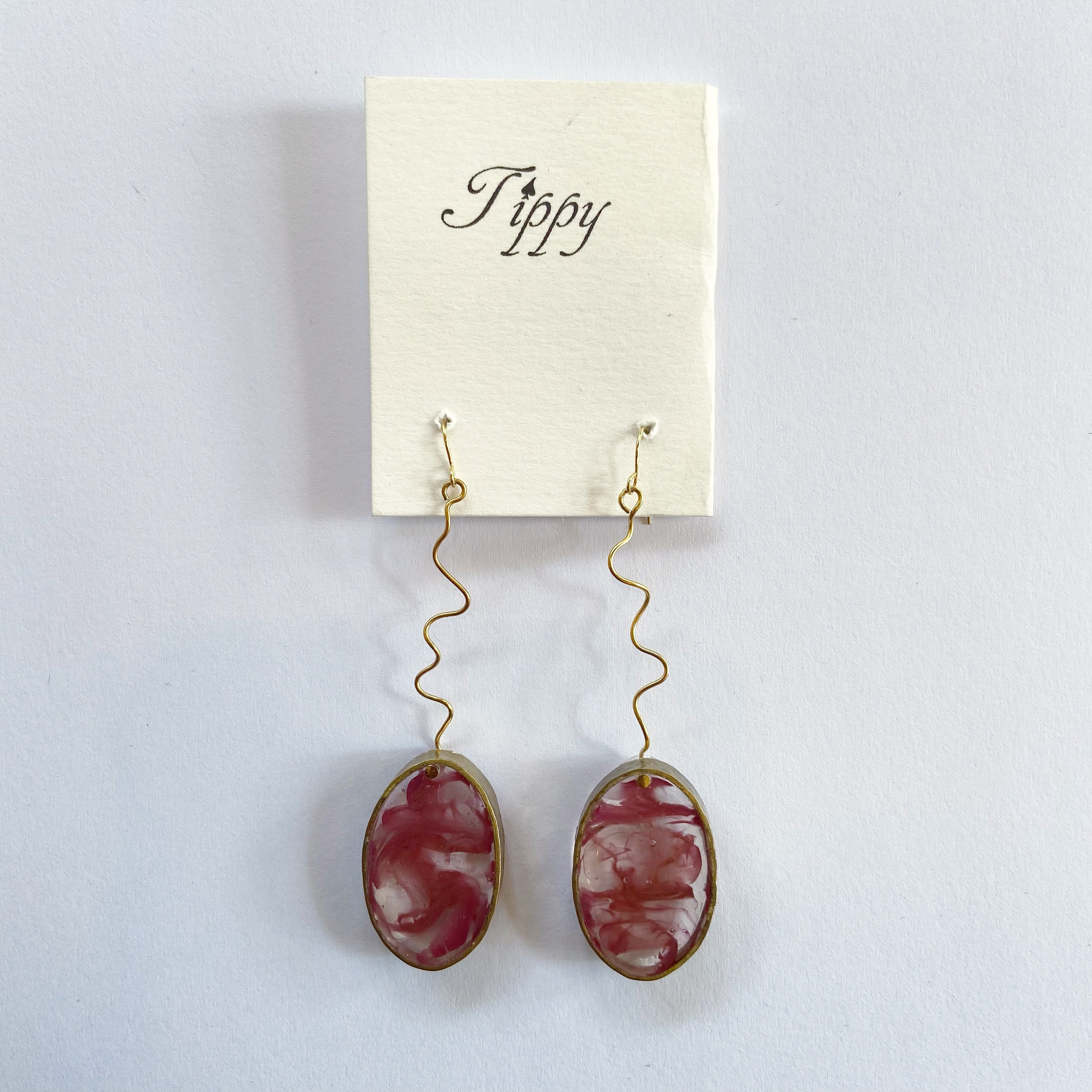 marble drop pierce / earring