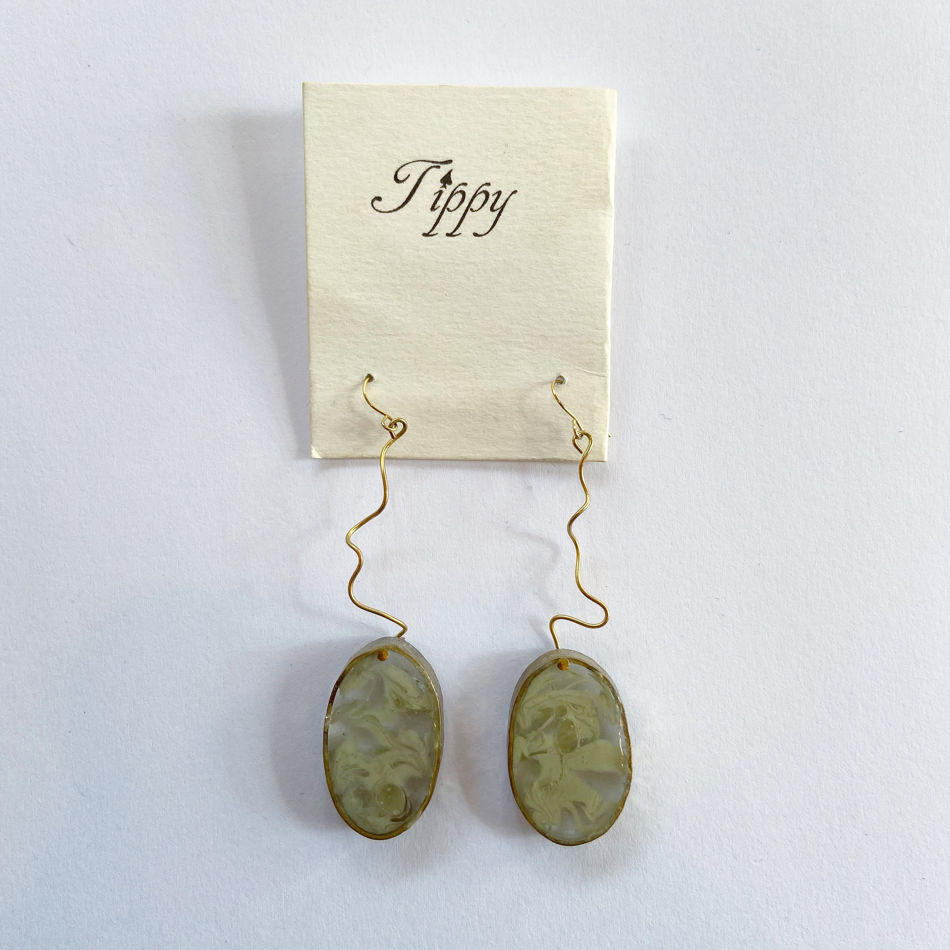 marble drop pierce / earring