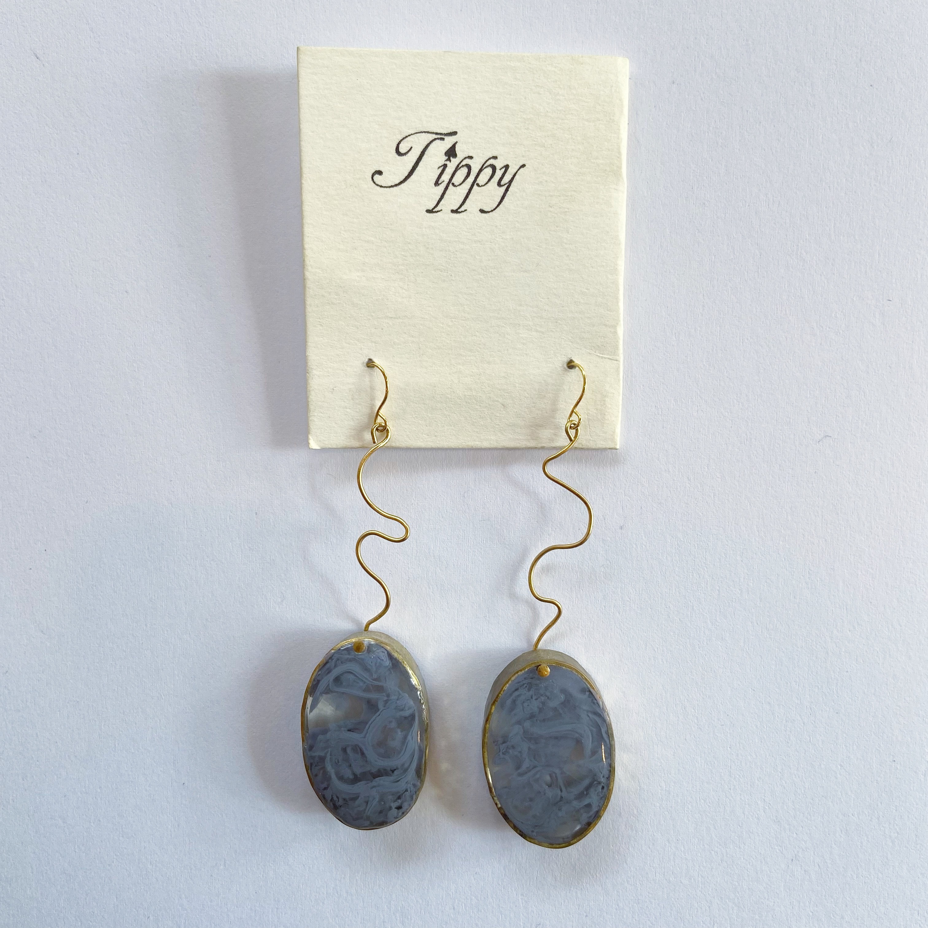 marble drop pierce / earring