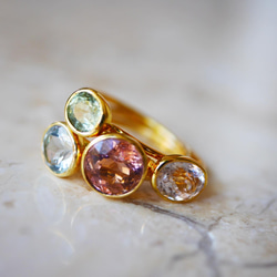 HANDMADE】K18 グリーントルマリンリング 1.55ct キャンディリング | SHINCOKI | 南船場のジュエリー・宝石販売店 |  オーダーメイド・通販・卸