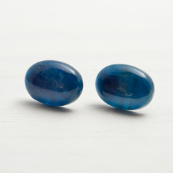 藍磷灰石耳釘耳環❤K14GF 第2張的照片