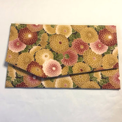 ◆エキゾチックフラワー袱紗◆Konabay Fabrics 　アンティーク 1枚目の画像