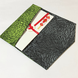 ◆最終品◆エキゾチックな両面袱紗◆Konabay Fabrics　PETL ライム 3枚目の画像