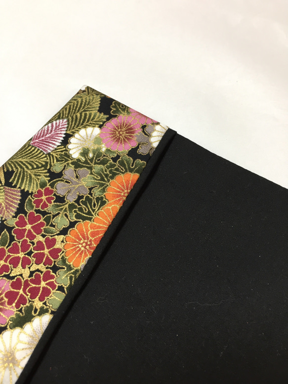 ◆慶弔◆Konabay Fabrics.菊と蝶の優雅な袱紗  ハード 5枚目の画像