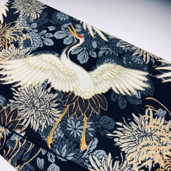 ◆新色◆鶴のお祝い袱紗◆ブラックセミハード 6枚目の画像
