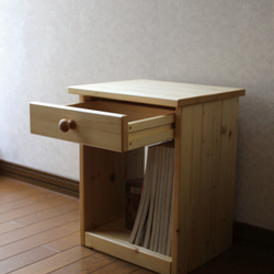 ✴︎☆新色☆✴︎◻︎#79.1drawer side/night table (clear oil) 5枚目の画像