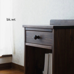 ✴︎☆新色☆✴︎◻︎#70. 1drawer side table (B.wt) 1枚目の画像