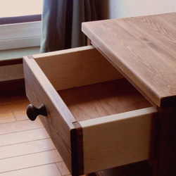 ◻︎#70. 1drawer side table (d.wt/tkbr) 3枚目の画像