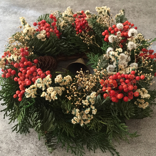 ヒノキともみの木のクリスマスリース リース KASHIWARA 通販 12838138