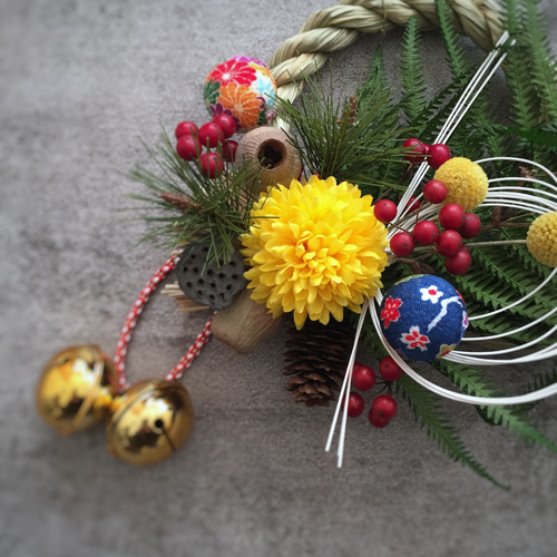 ウラジロと鈴のしめ飾り しめ縄・しめ飾り KASHIWARA 通販 13074830