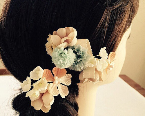 ヘッドドレス  ～森のボタニカルヘアstyle～ 豪華21パーツ ヘアアクセ ヘッドドレス ～森のボタニカルヘアstyle～ 豪華21パーツ ヘアアクセ