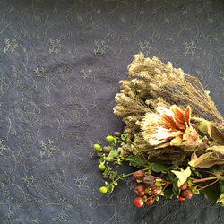 刺繍生地　Alps flower 刺繍　レース生地 8枚目の画像