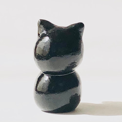 猫の置物／黒猫 3枚目の画像