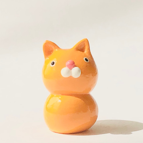 【misen2014 さま】ornament ୨୧ オレンジ 猫ちゃん mini misen2014 さま】ornament ୨୧ オレンジ 猫ちゃん mini