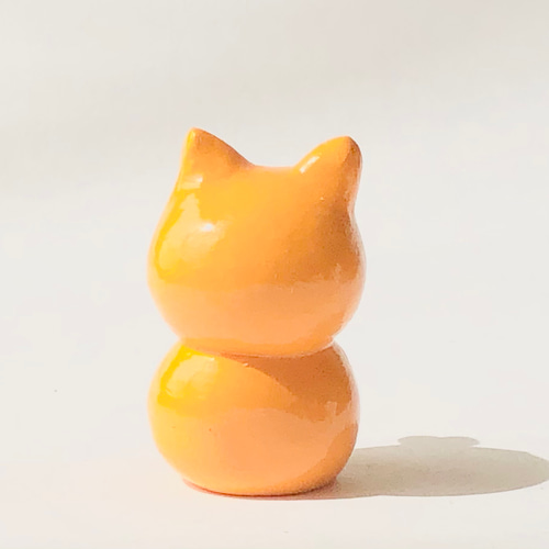 猫の置物／みかん猫 その他置物 SMILE＆HAPPY 通販 11302931