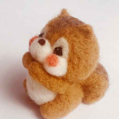 受注作成】りすくん 羊毛フェルト 羊毛フェルト koyorino 通販 7324119