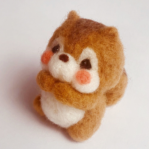 受注作成】りすくん 羊毛フェルト 羊毛フェルト koyorino 通販 7324119