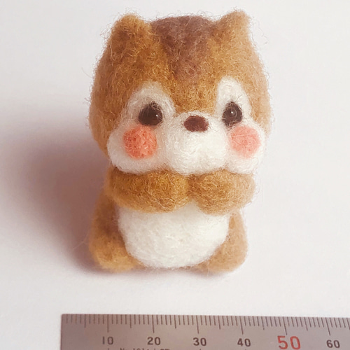 受注作成】りすくん 羊毛フェルト 羊毛フェルト koyorino 通販 7324119