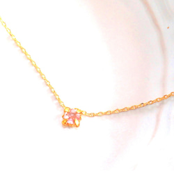 プチプラRシリーズ第6号☆ pink spinel necklace 2枚目の画像