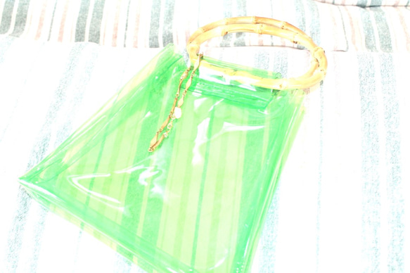 PVC bag -green- 4枚目の画像