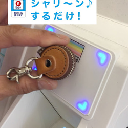 丸（黒）×カブセ（ビビットピンク） ★コインケース★電子マネーも入ります★（牛革製）全50色 4枚目の画像